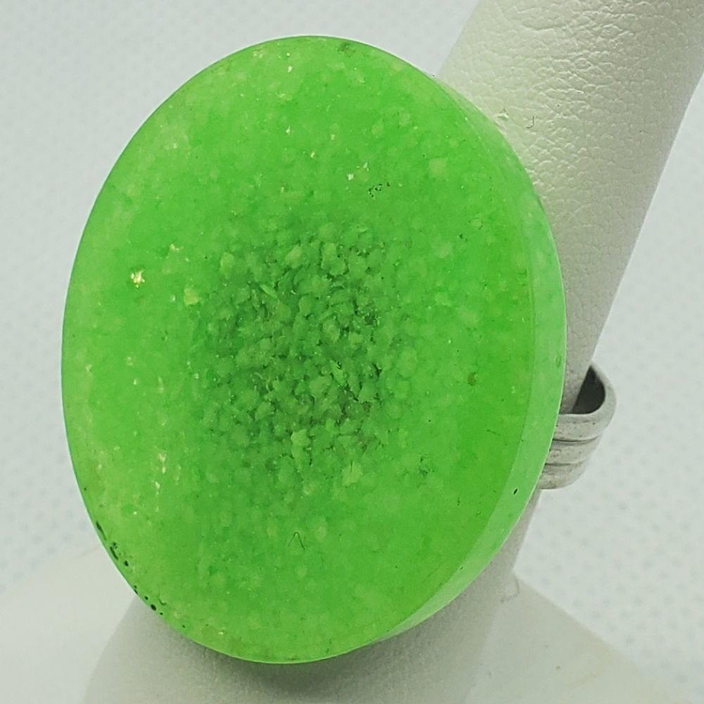 Adjustable Green Ring - Picture 4 of 6